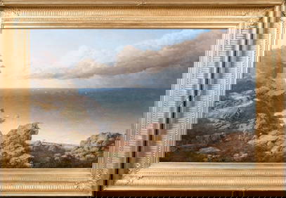 VIEW OF PEN MAEN MAWR OIL PAINTING (1 of 9)