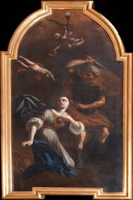 THE MARTYRDOM OF SAINT BARBARA OIL PAINTING (1 of 10)