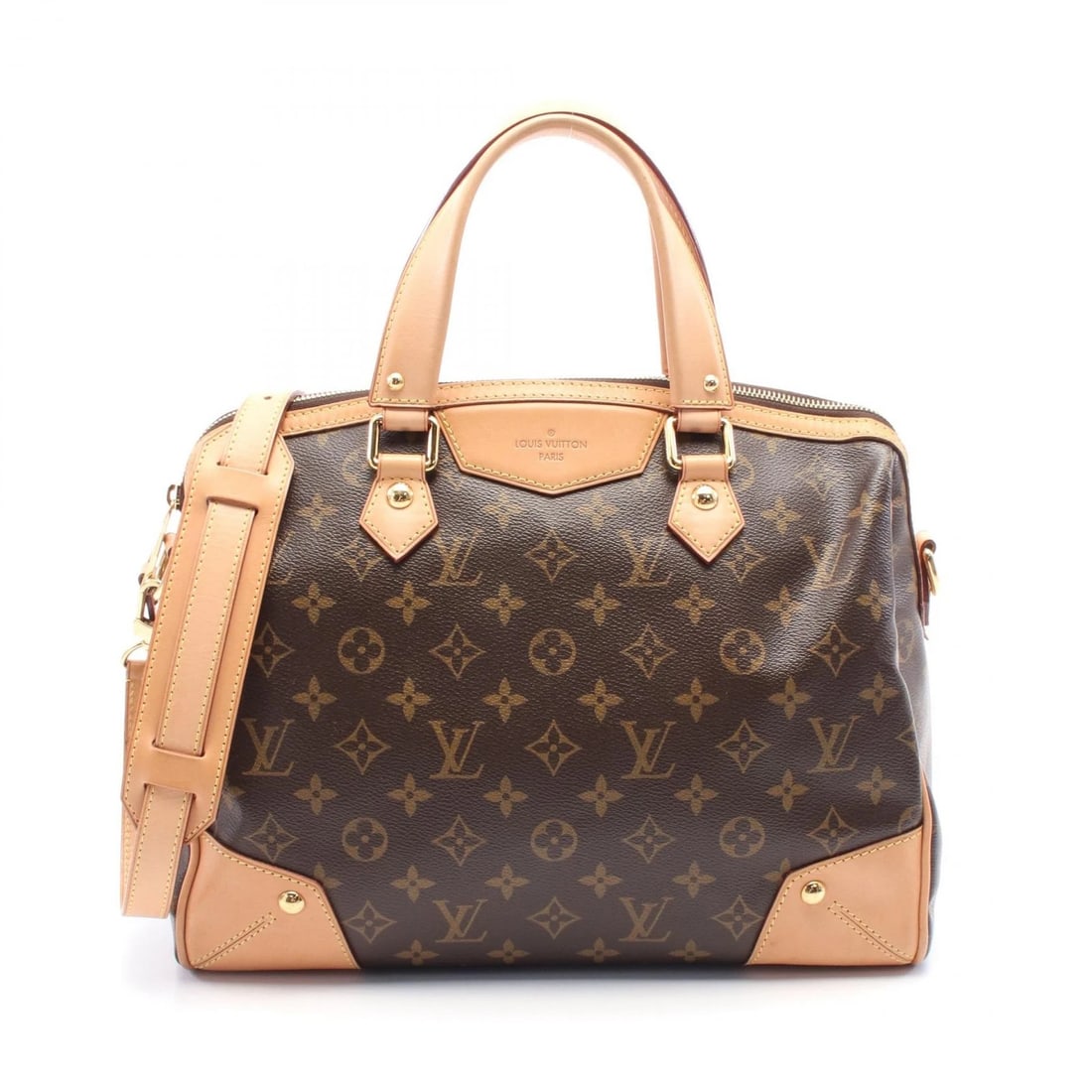 LOUIS VUITTON RETIRO PM 2WAY SHOULDER HAND BAG: LOUIS VUITTON Retiro PM 2way shoulder Hand bag Brand: LOUIS VUITTON Type: Handbag Material: Monogram × PVC coated canvas × leather Color: Brown??ish colors Size: H:26cm x W:32cm x D:14cm (H:10.2" x 