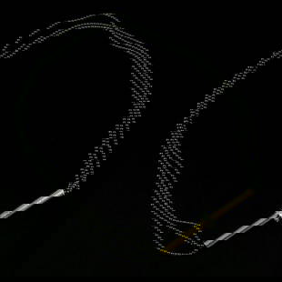 OLE LYNGGAARD A THREE STRAND HEMATITE PEARL NECKLACE: Ole Lynggaard A three strand Hematite Pearl Necklace Brand: Ole Lynggaard Type: Beads Material: 14k Gold Color: None Size: Pendant. 6,5 x 0,5 cm Total Lenght. 46,5 cm Accessories: None Ac