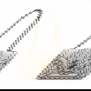 BOTTEGA VENETA INTRECCIATO CITY KNOT LEATHER CHAIN SHOULDER BAG: Bottega Veneta Intrecciato City Knot Leather Chain Shoulder Bag Brand: Bottega Veneta Type: Shoulder bag Material: Leather Color: Beige Size: Height: 6.3inch Length: 9.6inch Depth: 3.5inch Shoulde