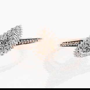 LIGHT BROWN DIAMOND PEAR-SHAPED CLUSTER HALO RING: Light Brown Diamond Pear-Shaped Cluster Halo Ring Brand: Unbranded Type: Ring Material: Rose Gold Color: None Size: 7 US Accessories: None Accessories Notice: When purchasing pre-owned goo