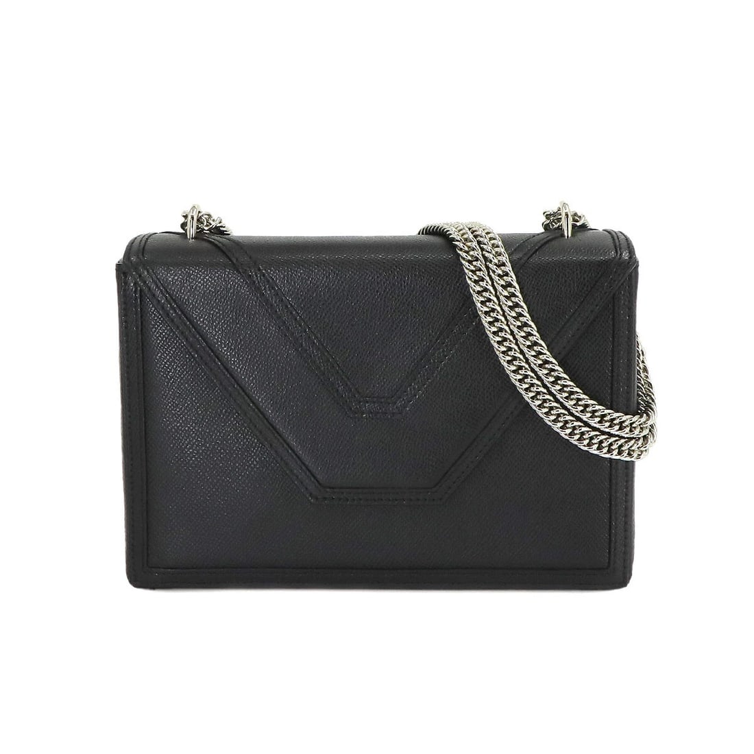 MORABITO PAULINE CHAIN SHOULDER BAG LEATHER BLACK PURSE: MORABITO Pauline Chain Shoulder Bag Leather Black Purse Brand: MORABITO Type: Shoulder Bag Material: Leather Color: Black Size: W 8.66 inch, H 6.10 inch, D 2.36 inch Handle 27.2inch to 46.9inch (6