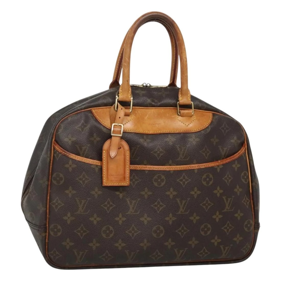 LOUIS VUITTON MONOGRAM DEAUVILLE HAND BAG: LOUIS VUITTON Monogram Deauville Hand Bag Brand: LOUIS VUITTON Type: Hand Bag Material: Monogram Canvas Color: Monogram Size: W13.4 x H10.6 x D5.1inch(Approx) Accessories: None Accessories