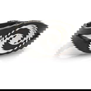 BVLGARI OPTICAL SPINNING ONYX RUBBER BUCKLE BRACELET: Bvlgari Optical Spinning Onyx Rubber Buckle Bracelet Brand: Bvlgari Type: Bracelet Material: 18k white gold & Stailess steel Color: None Size: Measurements: 7" long Front: 1.80" across x 1.40" wid