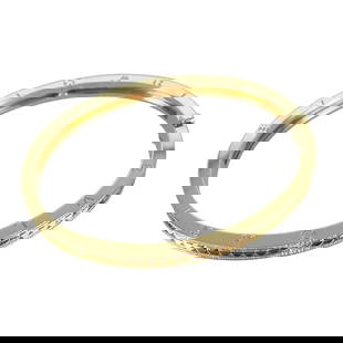 BVLGARI B.ZERO1 ROCK LARGE YELLOW GOLD DIAMOND BANGLE: BVLGARI B.zero1 Rock Large Yellow gold diamond Bangle Brand: BVLGARI Type: Bangle Material: 18K Yellow Gold diamond Color: Gold Size: Wrist Size:18.5cm Accessories: None Accessories Notice