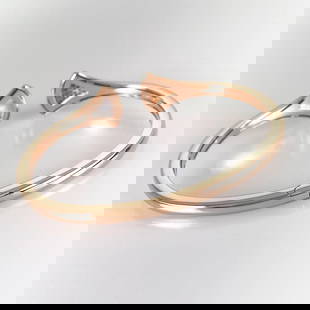 BVLGARI DIVA'S DREAM ROSE GOLD DIAMOND SHELL BANGLE: BVLGARI Diva's Dream Rose gold Diamond shell Bangle Brand: BVLGARI Type: Bangle Material: 18K Rose Gold Diamond shell Color: Gold Size: Wrist Size:18.5cm Accessories: None Accessories Noti