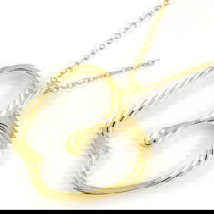 TIFFANY & CO. LONG NECKLACE APPLE LARGE MODEL FRUIT MOTIF ELSA PERETTI 750YG: Tiffany & Co. Long Necklace Apple Large Model Fruit Motif Elsa Peretti 750YG Brand: Tiffany & Co.  Type: Necklace  Material: 750(18K) Yellow Gold  Color: None  Size: Chain Length : 29.52"(inches) / 75