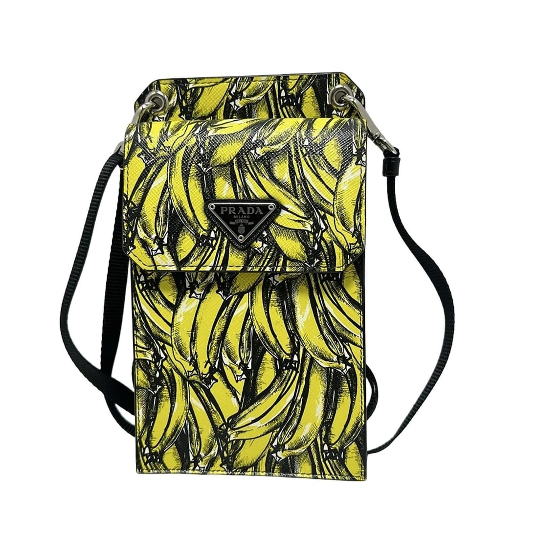 PRADA イエロー メッセンジャーバッグΩ
