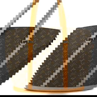 LOUIS VUITTON MONOGRAM BABYLONE SHOPPERS TOTE BAG: Louis Vuitton Monogram Babylone Shoppers Tote Bag Brand: Louis Vuitton Type: Tote Material: Leather Color: Brown Size: Width 15.7 in Depth 3.9 in Bag Height 12.2 in Accessories: None