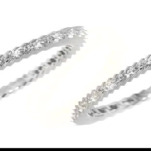 TIFFANY CO. FULL DIAMOND BAND RING PLATINUM: TIFFANY Co. Full Diamond band Ring Platinum Brand: TIFFANY Co.  Type: Ring  Material: Platinum  Color: Platinum  Size: 5.25 US  Accessories: None Accessories Notice: When purchasing pre-owned g