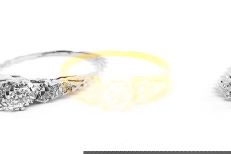 ANTIQUE EDWARDIAN DIAMOND WEDDING RING: Antique Edwardian Diamond Wedding Ring Brand: Unbranded  Type: Ring  Material: Metal  Color: Yellow  Clarity: Diamond Clarity - SI1 - SI2  Size: 7 US  Accessories: None Accessories Noti