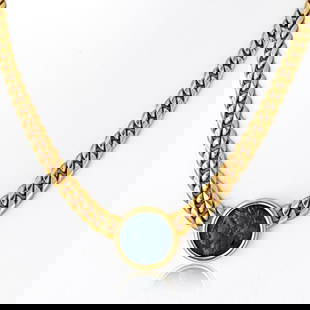 BVLGARI 18K YELLOW GOLD MONETE COIN SICILIAN GREEK NECKLACE: Bvlgari 18K Yellow Gold Monete Coin Sicilian Greek Necklace Metal Type: 18K Yellow Gold  Condition: None  Size: length16-inch  Description: Bvlgari Monete Coin Necklace # 18K Yellow Gold, Sicilian Gre
