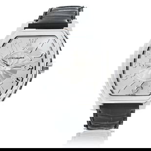 CHOPARD 18K WHITE GOLD THE PRINCE'S FOUNDATION MEN WATCH: Chopard 18K White Gold The Prince's Foundation Men Watch Metal Type: 18K White Gold  Condition: Excellent  Size: 40mm by 48mm  Description: Experience the epitome of luxury and craftsmanship with the