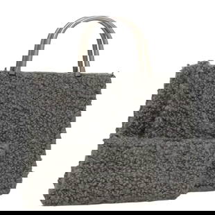SALVATORE FERRAGAMO HAND BAG WOOL GRAY: Salvatore Ferragamo Hand Bag Wool Gray Brand: Salvatore Ferragamo Type: Hand Bag Material: Wool Color: Gray Size: W11.0 x H8.3 x D4.7inch(Approx) Accessories: None Accessories Notice: When