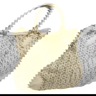 LOUIS VUITTON MONOGRAM MINI LIN CROISETTE MARINA PM BAG: LOUIS VUITTON Monogram Mini Lin Croisette Marina PM Bag Brand: LOUIS VUITTON  Type: Shoulder Bag  Material: Monogram Mini Lin Canvas  Color: Blue / Beige  Size: W14.6 x H11.8 x D2.0inch(Approx) Should