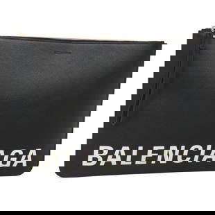 BALENCIAGA CLUTCH BAG LEATHER BLACK GOLD 630626 SW281: BALENCIAGA Clutch Bag Leather Black Gold 630626 sw281 Brand: BALENCIAGA  Type: Clutch Bag  Material: Leather  Color: Black / Gold  Size: W13.8 x H9.8inch(Approx)  Accessories: None Accessories