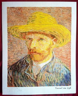 AFTER VINCENT VAN GOGH LITHOGRAPH SIGNED NUMBERED IN PENCIL: Vincent Van Gogh Lithograph Signed Numbered In Pencil Brand: Unbranded  Size: 32 x 40 cm  Description: Self-portrait Chromolithograph printed in 1978 in 180 copies by Atlantis Verlag, Freiburg 32 x 40