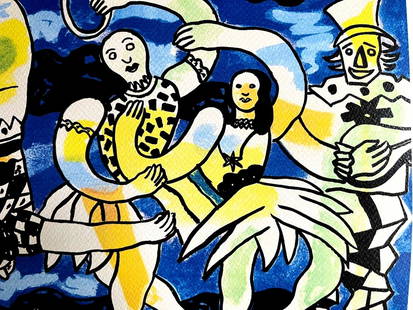 AFTER FERNAND LÉGER "CIRCUS" LITHOGRAPH ORIGINAL NUMBERED: Fernand Léger "Circus" Lithograph Original Numbered Brand: Unbranded  Size: 30 x 40 cm  Description: Circus Chromolithograph printed in 1978 in 180 copies by Atlantis Verlag, Freiburg 30 x 40 cm  Acc