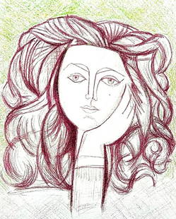AFTER PABLO PICASSO - ORIGINAL SIGNED LITHOGRAPH - HAND NUMBERED: Pablo Picasso - Original Signed Lithograph - Hand Numbered Brand: Unbranded Size: 32 x 40 cm Description: Portrait of Francoise Full sheet printed chromolitography in 1978 In 180 specimens from Atla