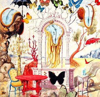 AFTER SALVADOR DALI LITHOGRAPH ORIGINAL SIGNED MARC CHAGALL: Salvador Dali Lithograph Original Signed Marc Chagall Brand: Unbranded  Size: 32 x 32 cm  Description: Apotheosis Lithograph of an original work by Salvador Dalì, printed in 1986 32 x 32 cm  Accessor