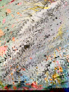 AFTER SALVADOR DALÌ - LITHOGRAPH ORIGINAL SIGNED NUMBERED BY HAND: Salvador Dalì - Lithograph original signed numbered by hand Brand: Unbranded  Size: 30 x 40 cm  Description: Ophelia covered in flowers Lithograph of an original work by Salvador Dalì, printed in 19