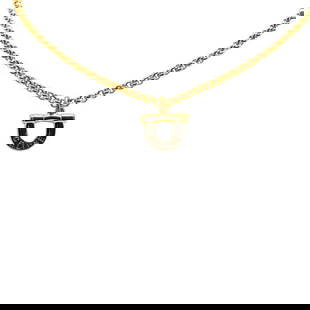 CELINE NECKLACE GOLD PLATED WOMEN'S: CELINE Necklace Gold Plated Women's Brand: Celine  Type: Necklace  Material: Alloy, Gold plating  Color: Gold  Size: Neck Circumference 42 cm / 16.53'' Pendant Size 22.4mm x 18.9mm / 0.88'' x 0.74''
