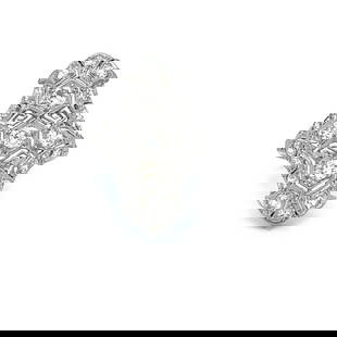 ART DECO PLATINUM DIAMONDS ELONGATED RING: Art Deco Platinum Diamonds Elongated Ring Brand: Unbranded  Type: Ring  Material: platinum  Color: None  Size: 6.5 US  Accessories: None Accessories Notice: When purchasing pre-owned goods, ple
