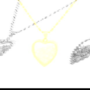 DIAMOND GOLD HEART LOCKET PENDANT 14K GOLD: Diamond Gold Heart Locket Pendant 14k Gold Brand: Unbranded  Type: Necklace  Material: 14k yellow gold chain and gold filled heart frame  Color: Yellow  Size: Chain: 16" long Pendant: 1" long w/bail x