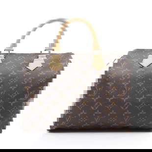 LOUIS VUITTON SPEEDY 30 TRAVEL HAND BAG: LOUIS VUITTON Speedy 30 travel Hand Bag Brand: LOUIS VUITTON Type: Handbag Material: Exterior Material PVC coated canvas Color: Exterior Color Brown Size: H:22cm x W:30cm x D:17cm (H:8.7" x W:11.8