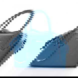 BALENCIAGA INFANTA 2WAY SHOULDER HANDBAG: BALENCIAGA Infanta 2way shoulder Handbag Brand: BALENCIAGA  Type: Handbag  Material: Exterior Material leather  Color: Exterior Color Blue  Size: H:15.5cm x W:21cm x D:11cm (H:6.1" x W:8.3" x D:4.3")