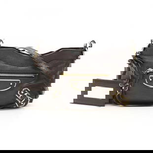 BALENCIAGA GIANT HIP 2WAY CROSSBODY SHOULDER BAG: BALENCIAGA Giant Hip 2Way Crossbody Shoulder Bag Brand: BALENCIAGA  Type: Shoulder Bag  Material: Exterior Material leather  Color: Exterior Color Brown  Size: H:13cm x W:23cm x D:5cm (H:5.1" x W:9.1"