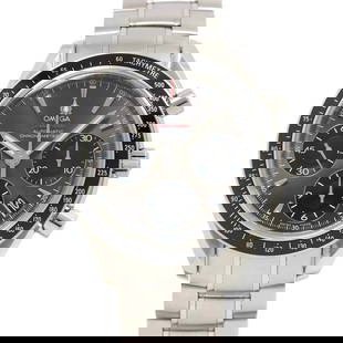 OMEGA SPEEDMASTER DATE GRAY BLACK DIAL MENS: OMEGA Speedmaster Date Gray Black Dial Mens Brand: OMEGA  Type: Wristwatch  Material: Stainless steel  Color: none  Size: Case Size Length 46mm(included lag) Width 40mm(not included crown) Depth 15mm