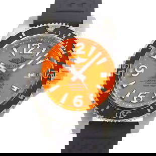 BREITLING SUPER OCEAN AUTOMATIC ORANGE DIAL MENS: BREITLING Super Ocean Automatic Orange Dial Mens Brand: BREITLING  Type: Wristwatch  Material: Stainless steel,Rubber  Color: none  Size: Case Size Length 50mm(included lag) Width 42mm(not included cr