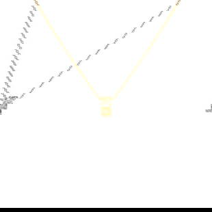 LOUIS VUITTON PENDANT EMPREINTE K18YG YELLOW GOLD NECKLACE: Louis Vuitton Pendant Empreinte K18YG Yellow Gold Necklace Brand: Louis Vuitton  Type: Necklace  Material: Yellow gold (18K)  Color: None  Size: Neck Circumference 40 cm / 15.74'' Pendant Size 11mm x