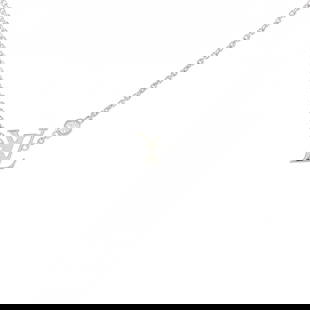 LOUIS VUITTON PENDANT IDYLLE BLOSSOM LV NECKLACE: Louis Vuitton Pendant Idylle Blossom LV Necklace Brand: Louis Vuitton  Type: Necklace  Material: White gold  Color: White gold  Size: Neck Circumference 41 cm - 44 cm / 16.14'' - 17.32'' Pendant Size