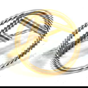FENDI FF BRACELET ACCESSORIES BANGLE GOLD: FENDI FF Bracelet accessories Bangle Gold Brand: Fendi  Type: Bangle  Material: Gold plated  Color: Gold  Size: Band Length: 6.9inch / 17.5cm  Accessories: None Accessories Notice: When purchas