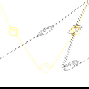 FENDI F IS STONE METAL GOLD NECKLACE: FENDI F is Stone Metal Gold Necklace Brand: Fendi  Type: Necklace  Material: Metal  Color: Gold  Size: Neck Circumference 41 cm / 16.14''  Accessories: None Accessories Notice: When purchasing