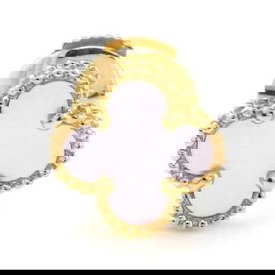 VAN CLEEF & ARPELS PIERCED EARRING SWEET SHELL 750YG: Van Cleef & Arpels Pierced Earring Sweet Shell 750YG Brand: Van Cleef & Arpels Type: Earrings Material: 750(18K) Yellow Gold Color: None Size: Earring Size : W 0.35" × H 0.35"(inches) / W 9.0mm �