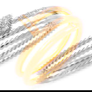 CARTIER RING JUSTE UN CLOU NAIL MOTIF DIAMOND: Cartier Ring Juste un Clou Nail Motif Diamond Brand: Cartier  Type: Ring  Material: 750(18K) Rose(Pink) Gold  Color: None  Size: 7.5 US  Accessories: None Accessories Notice: When purchasing pr