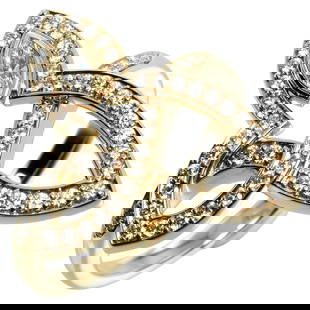 HARRY WINSTON LILY CLUSTER RING, K18YG YELLOW GOLD, DIAMOND: Harry Winston Lily Cluster Ring, K18YG Yellow Gold, Diamond Brand: Harry Winston Type: Band ring Material: Yellow gold (18K) Color: None Size: 6 US Accessories: None Accessories Notice: Wh