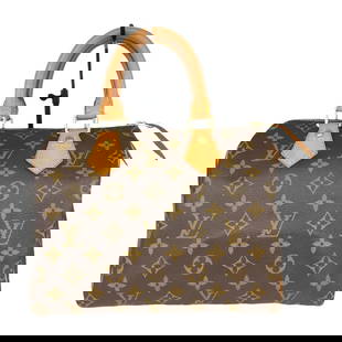 LOUIS VUITTON SPEEDY HANDBAG: LOUIS VUITTON Speedy Handbag Brand: LOUIS VUITTON  Type: Handbag  Material: Exterior Material Monogram  Color: Exterior Color Brown  Size: Size(Inch) W9.8 x H8.7x D5.7inch  Accessories: None Ac
