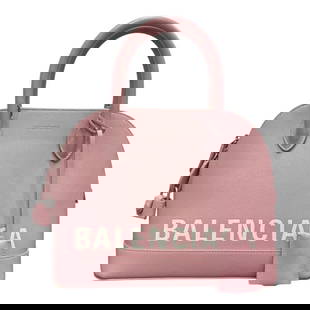 BALENCIAGA VILLTOP S HANDBAG: BALENCIAGA VILLTOP S Handbag Brand: BALENCIAGA Type: Handbag Material: Exterior Material Exterior Material Calfskin Color: Exterior Color Exterior Color 14061 Size: Size(Inch) W10.0 x H8.3x D4.5in
