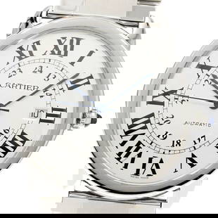 CARTIER RONDE SOLO DE CARTIER XL DATE AUTOMATIC MEN'S WATCH: CARTIER Ronde Solo de Cartier XL Date Automatic Men's Watch Brand: CARTIER  Type: Wristwatch  Material: Case Material Stainless Steel, Band Material Stainless Steel  Color: Case Color Silver, Band Col