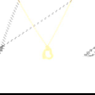 TIFFANY & CO. ELSA PERETTI OPEN HEART PENDANT NECKLACE: Tiffany & Co. Elsa Peretti Open Heart Pendant Necklace Brand: Tiffany & Co.  Type: Necklace  Material: 18K Yellow Gold  Color: Yellow Gold  Size: Measurements: Length: 16.00 ", Pendant Length: 6.35 mm