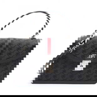 BALENCIAGA X GUCCI SMALL 2WAY SHOULDER HANDBAG: BALENCIAGA x GUCCI Small 2way shoulder Handbag Brand: BALENCIAGA Type: Handbag Material: canvas Color: Black Size: H:17cm x W:25cm (H:6.7" x W:9.8") Handle?28cm(11.0") Shoulder?65(25.6") - 105cm(4