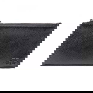 BALENCIAGA MONACO LONG CARD HOLDER COIN PURSE: BALENCIAGA MONACO Long Card Holder coin purse Brand: BALENCIAGA Type: coin purse Material: leather Color: Black Size: H:8cm x W:13cmx D:0.5cm Accessories: None Accessories Notice: When pur