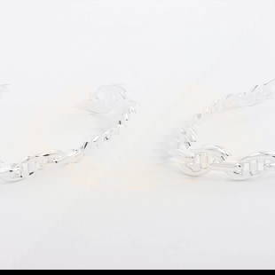 HERMÈS CHAÎNE D'ANCRE ENCHAINEE BANGLE: Hermès Chaîne d'Ancre Enchainee Bangle Brand: Hermès  Type: Bracelet  Material: 925  Color: Silver  Size: Bracelet length:15.5  Accessories: None Accessories Notice: When purchasing pre-owned g