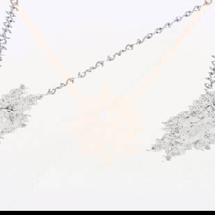 HARRY WINSTON SUNFLOWER SMALL DIAMOND NECKLACE: Harry Winston Sunflower Small diamond Necklace Brand: Harry Winston Type: Necklace Material: None Color: None Size: Chain length:40.7 Accessories: None Accessories Notice: When purchasing