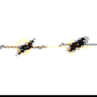 LOUIS VUITTON COLOR BLOSSOM BB MULTI MOTIF BRACELET 18K YELLOW GOLD: Louis Vuitton Color Blossom BB Multi Motif Bracelet 18K Yellow Gold Brand: Louis Vuitton Type: Bracelet Material: 18K Yellow Gold Color: Yellow Gold Size: Measurements: Circumference: 7.00 - 6.00